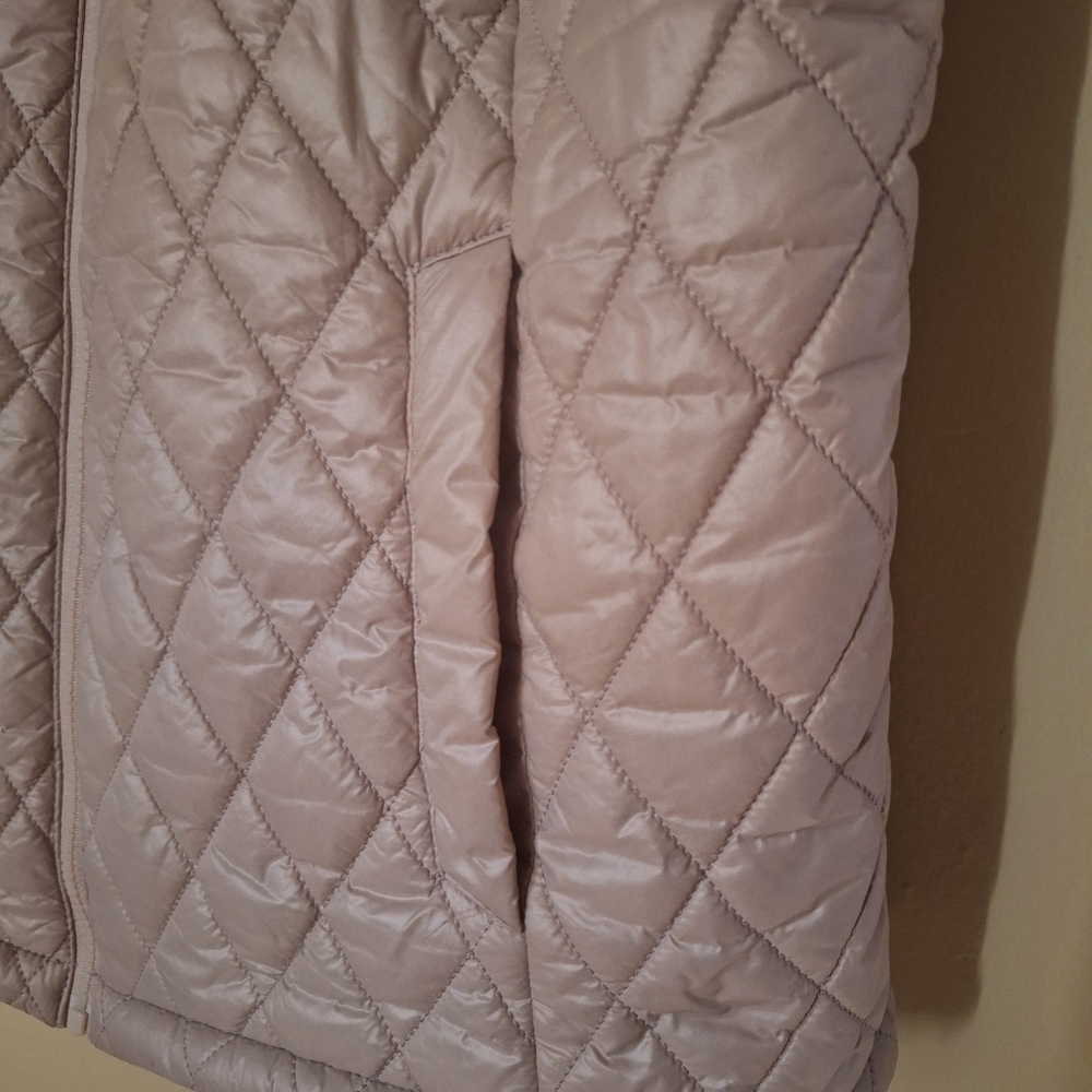Time and Tru Women's Diamond Core Vest Sizes L Color Beige - Picture 4 of 6